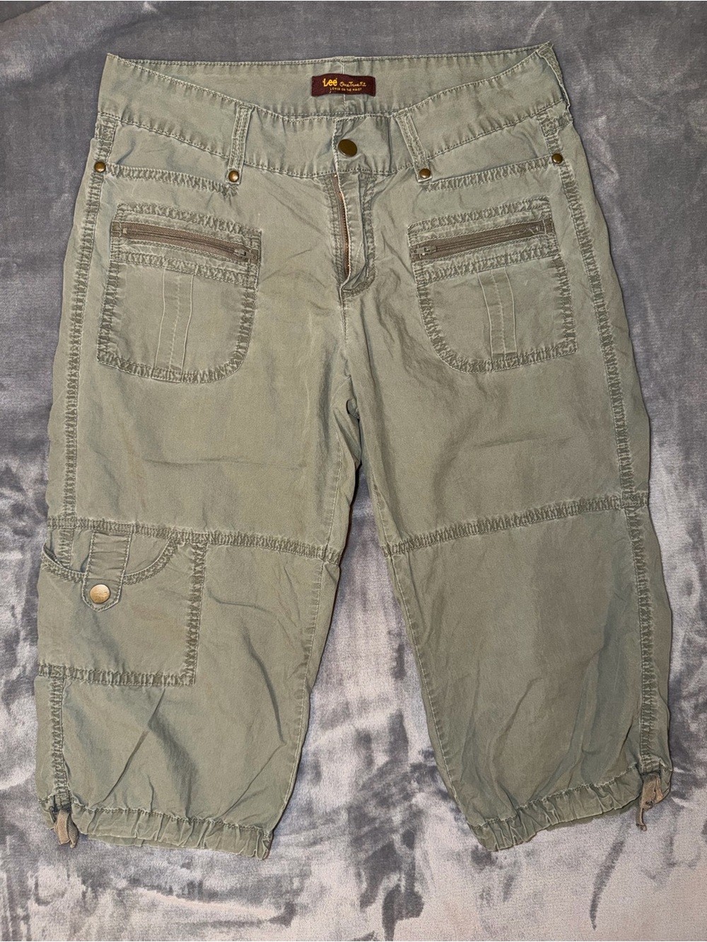 💚 Lee Low Rise Cargo Capris